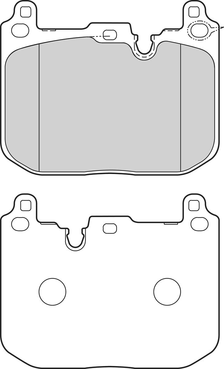 Jeu de 4 plaquettes de frein VALEO ref. 302623